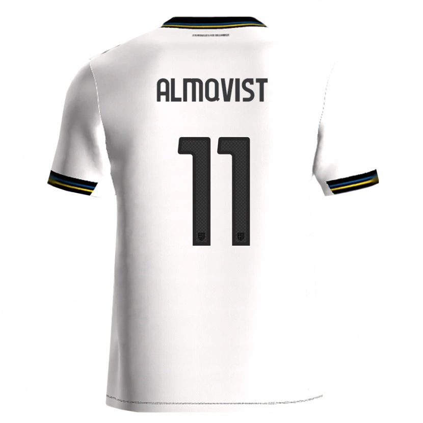 Danxen Män Pontus Almqvist #11 Vit Svart Hemmatröja Matchtröjor 2025/26 Tröjor T-Tröja