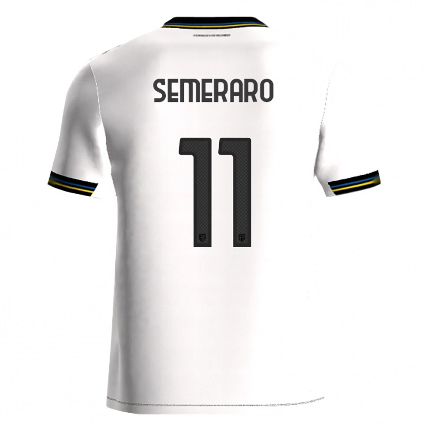 Danxen Män Riccardo Semeraro #11 Vit Svart Hemmatröja Matchtröjor 2025/26 Tröjor T-Tröja