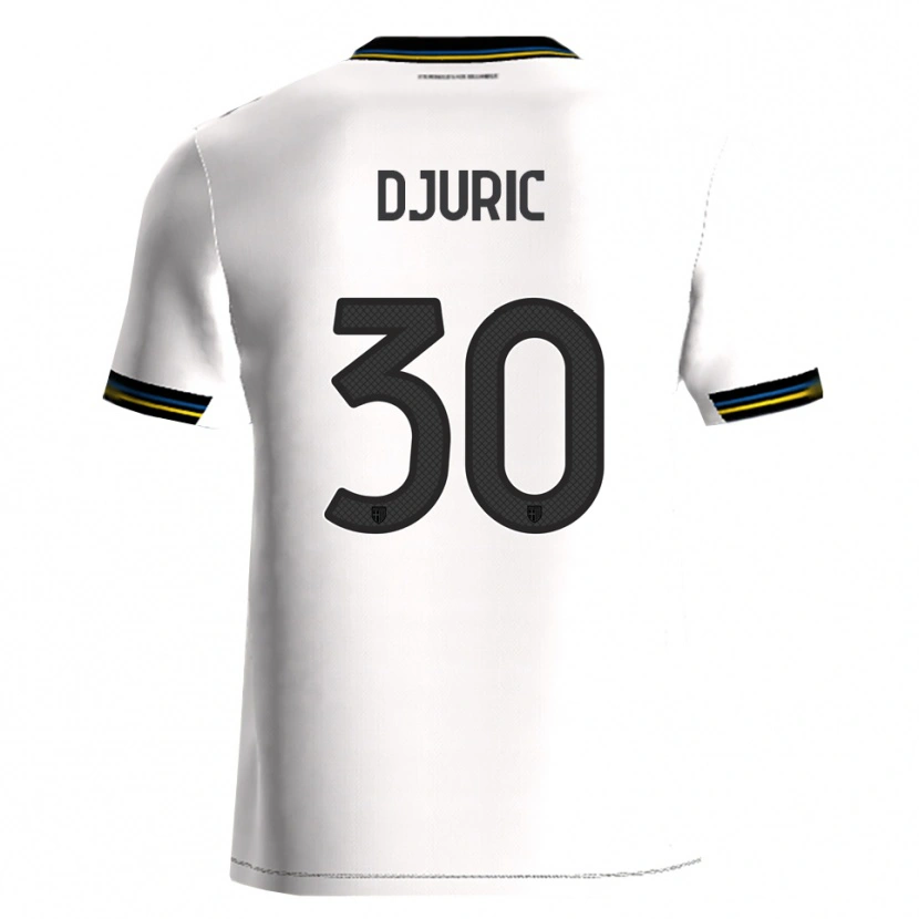 Danxen Män Milan Djuric #30 Vit Svart Hemmatröja Matchtröjor 2025/26 Tröjor T-Tröja