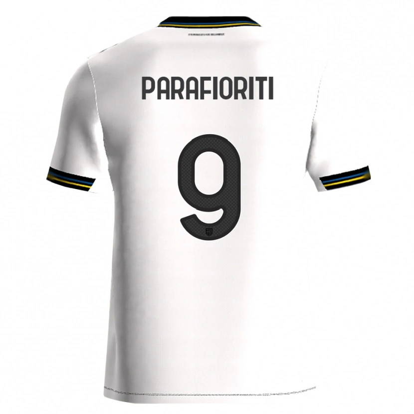 Danxen Män Giovanni Parafioriti #9 Vit Svart Hemmatröja Matchtröjor 2025/26 Tröjor T-Tröja