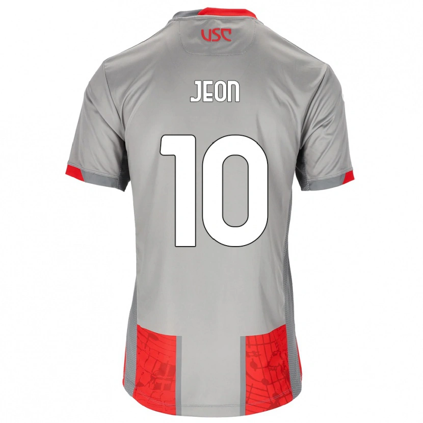 Danxen Män Joseph Jeon #10 Röd Grå Hemmatröja Matchtröjor 2025/26 Tröjor T-Tröja