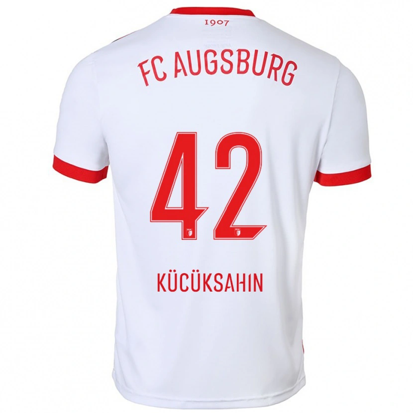 Danxen Män Mahmut Kücüksahin #42 Vit Röd Hemmatröja Matchtröjor 2025/26 Tröjor T-Tröja