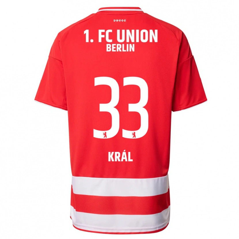 Danxen Män Alex Král #33 Röd Vit Hemmatröja Matchtröjor 2025/26 Tröjor T-Tröja