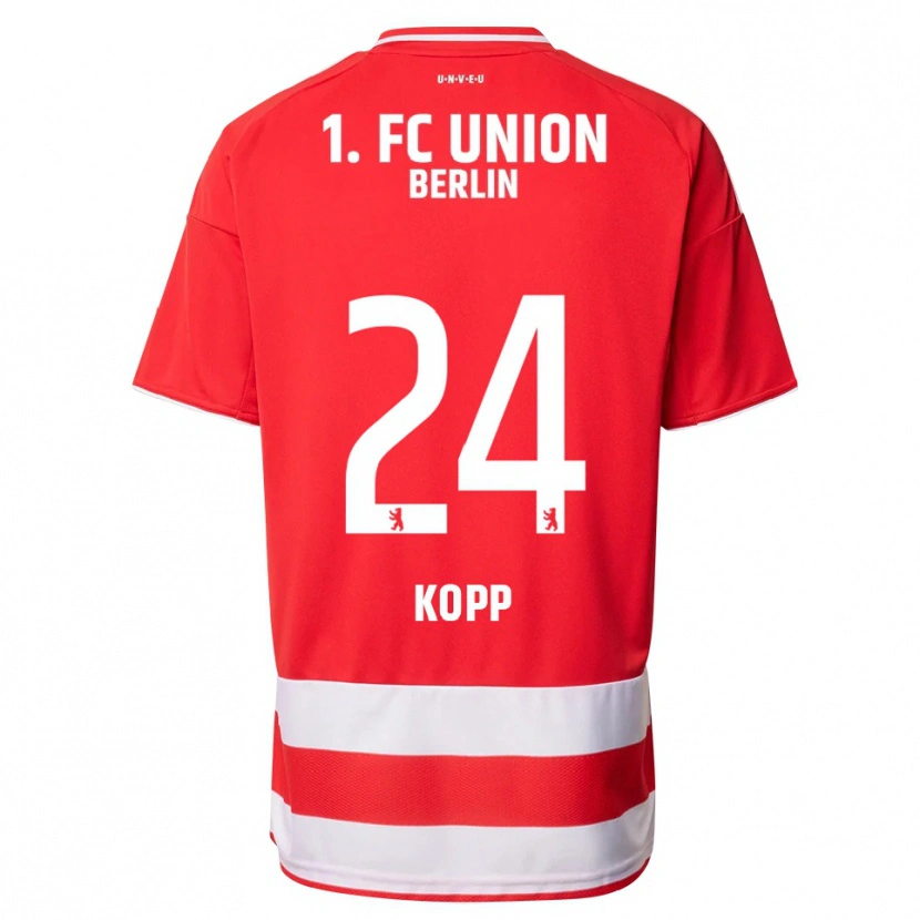 Danxen Män Marvin Kopp #24 Röd Vit Hemmatröja Matchtröjor 2025/26 Tröjor T-Tröja
