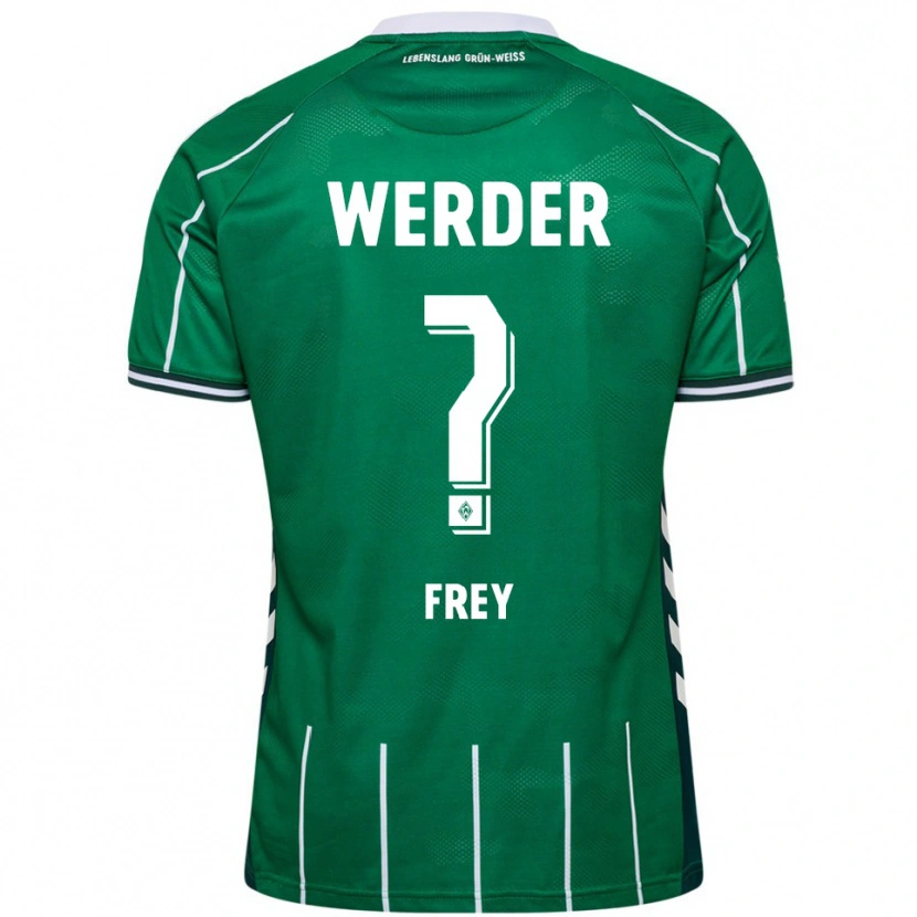 Danxen Män Elias Frey #0 Grön Vit Hemmatröja Matchtröjor 2025/26 Tröjor T-Tröja