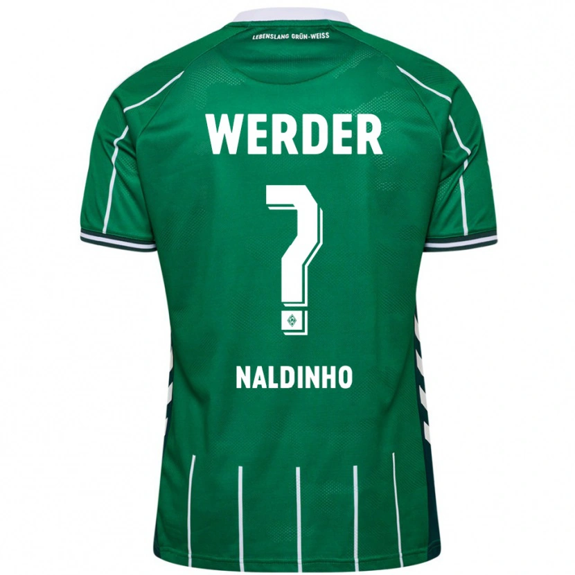 Danxen Män Naldinho #0 Grön Vit Hemmatröja Matchtröjor 2025/26 Tröjor T-Tröja