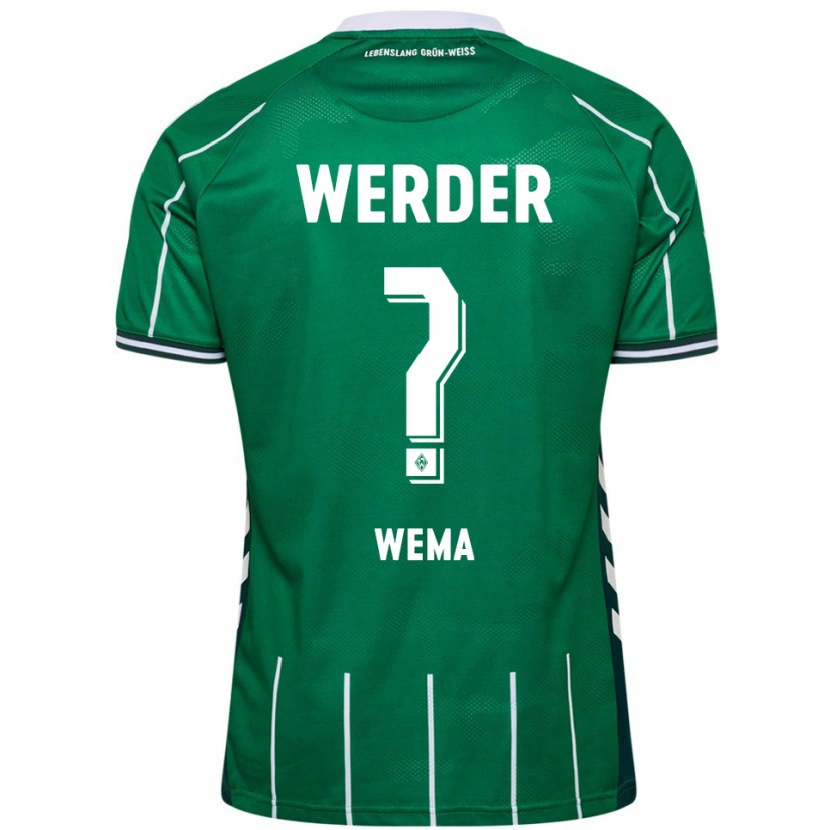 Danxen Män Aize Wema #0 Grön Vit Hemmatröja Matchtröjor 2025/26 Tröjor T-Tröja