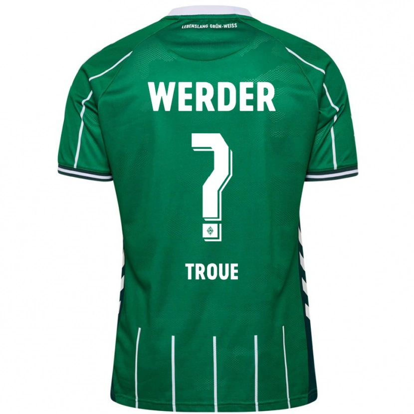 Danxen Män Miguel Troue #0 Grön Vit Hemmatröja Matchtröjor 2025/26 Tröjor T-Tröja