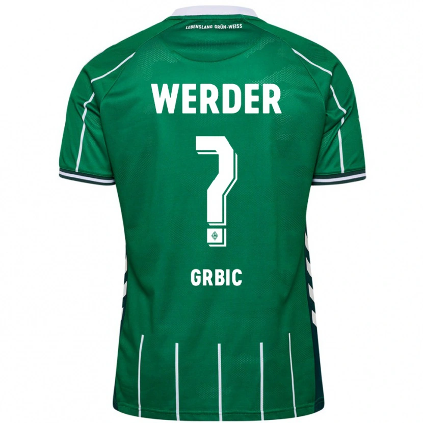 Danxen Män Nikola Grbic #0 Grön Vit Hemmatröja Matchtröjor 2025/26 Tröjor T-Tröja