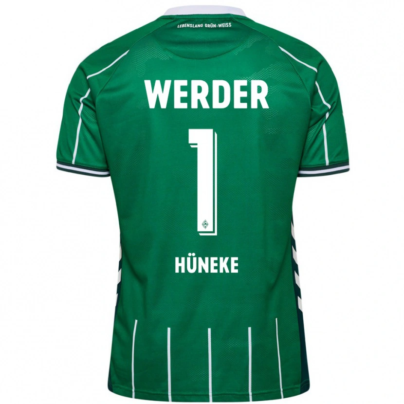 Danxen Män Win Hüneke #1 Grön Vit Hemmatröja Matchtröjor 2025/26 Tröjor T-Tröja