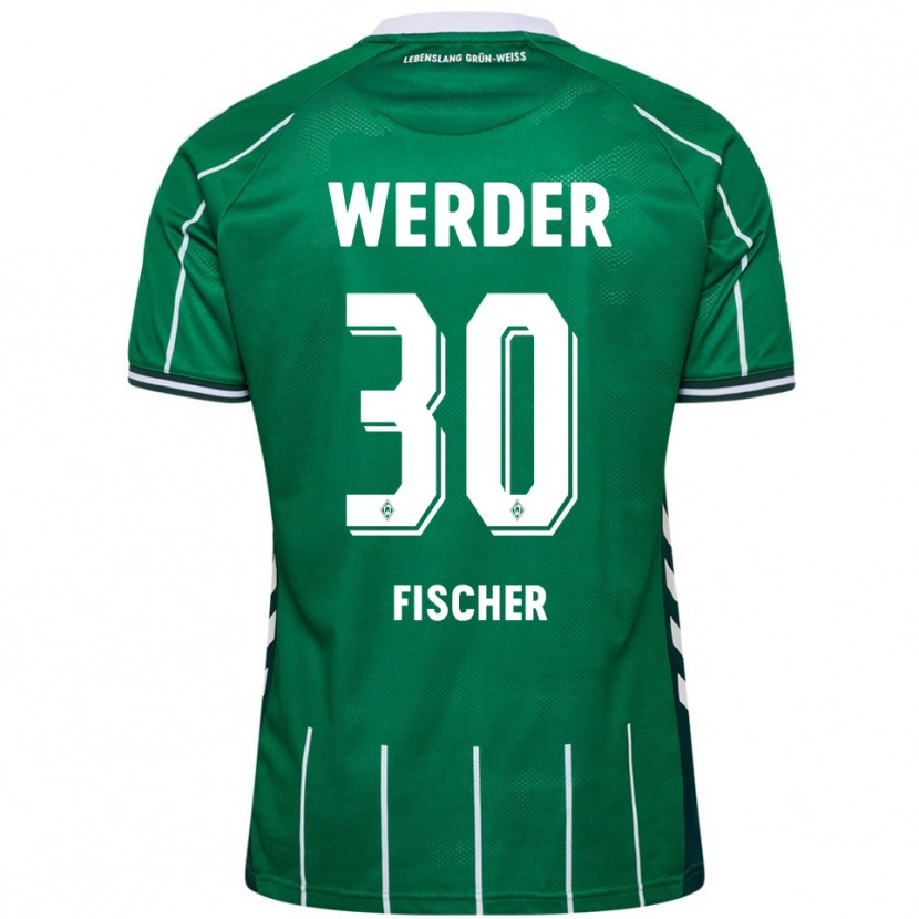 Danxen Män Vanessa Fischer #30 Grön Vit Hemmatröja Matchtröjor 2025/26 Tröjor T-Tröja