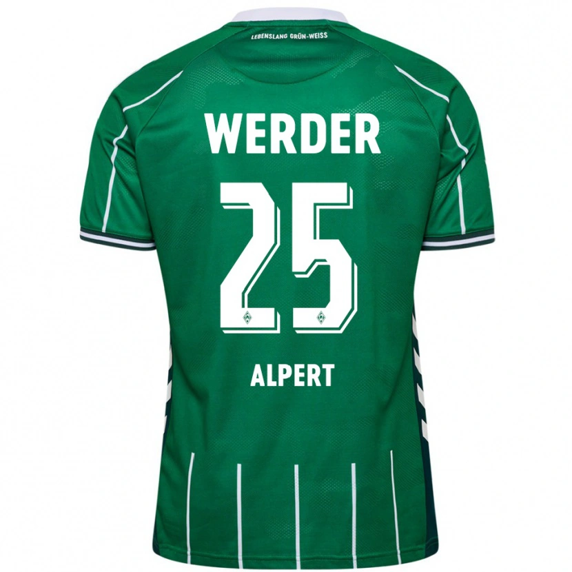 Danxen Män Marvin Alpert #25 Grön Vit Hemmatröja Matchtröjor 2025/26 Tröjor T-Tröja