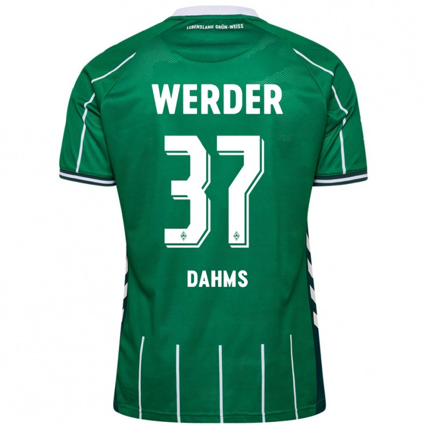 Danxen Män Lena Dahms #37 Grön Vit Hemmatröja Matchtröjor 2025/26 Tröjor T-Tröja