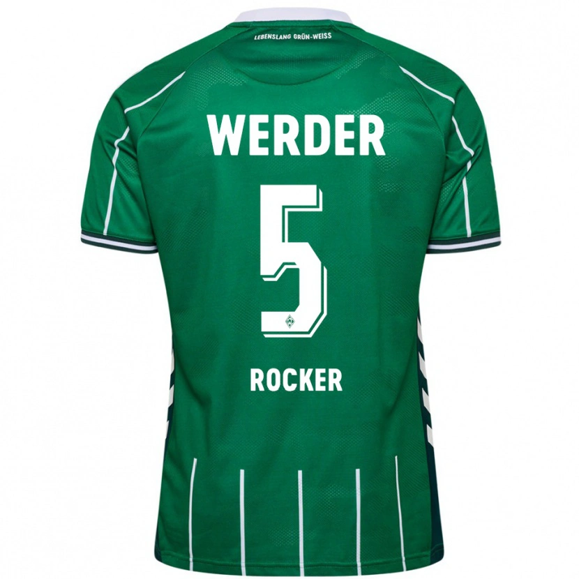 Danxen Män Cimo Röcker #5 Grön Vit Hemmatröja Matchtröjor 2025/26 Tröjor T-Tröja
