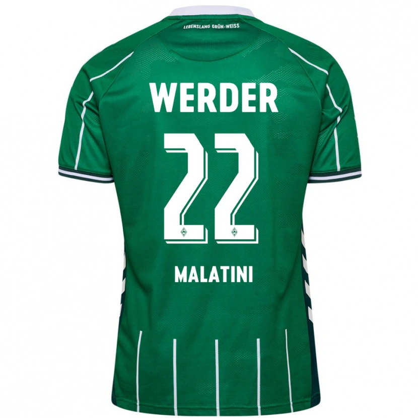 Danxen Män Julián Malatini #22 Grön Vit Hemmatröja Matchtröjor 2025/26 Tröjor T-Tröja