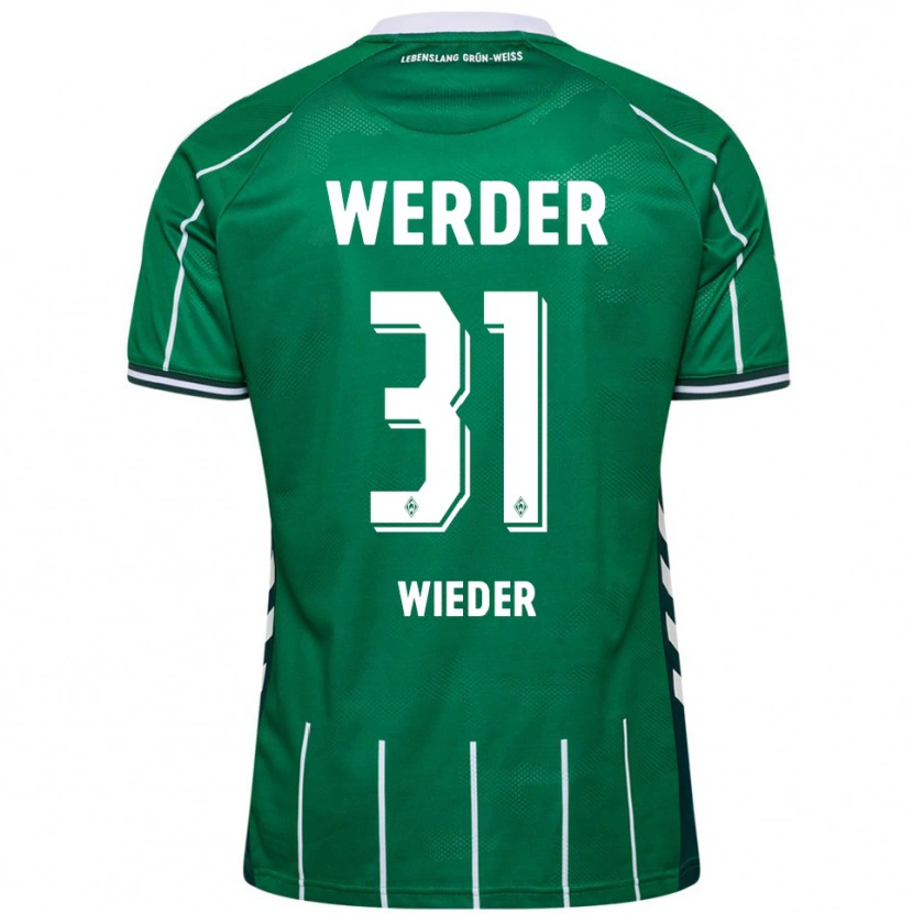 Danxen Män Verena Wieder #31 Grön Vit Hemmatröja Matchtröjor 2025/26 Tröjor T-Tröja