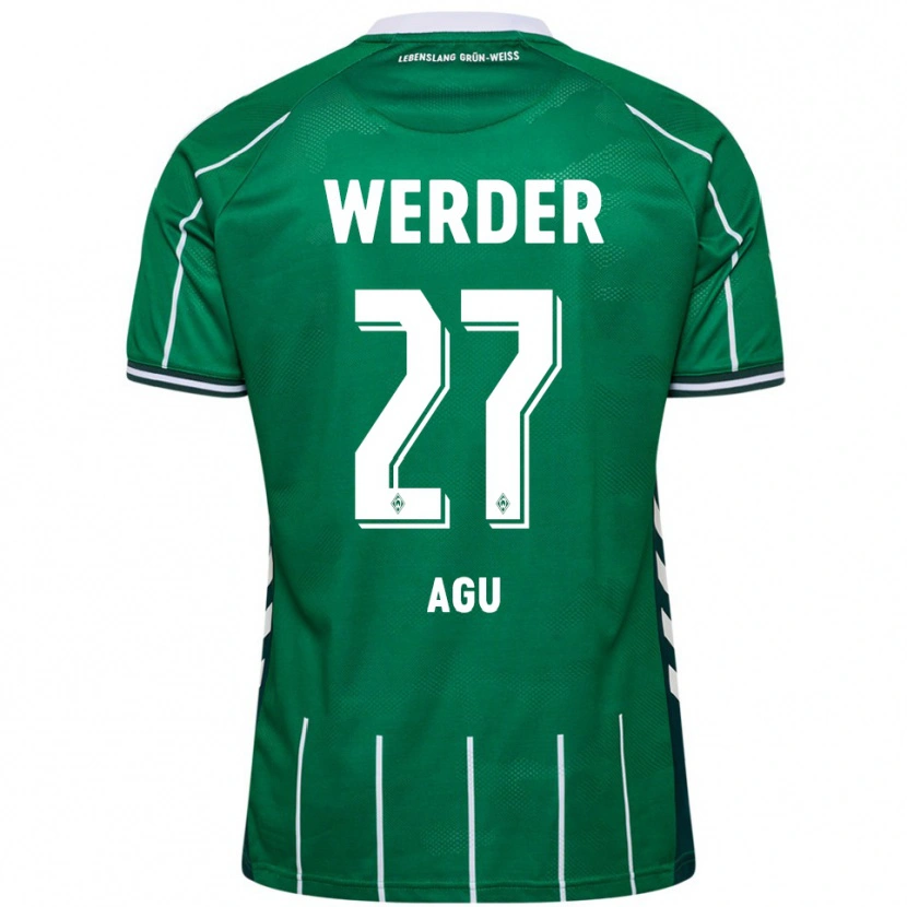 Danxen Män Felix Agu #27 Grön Vit Hemmatröja Matchtröjor 2025/26 Tröjor T-Tröja