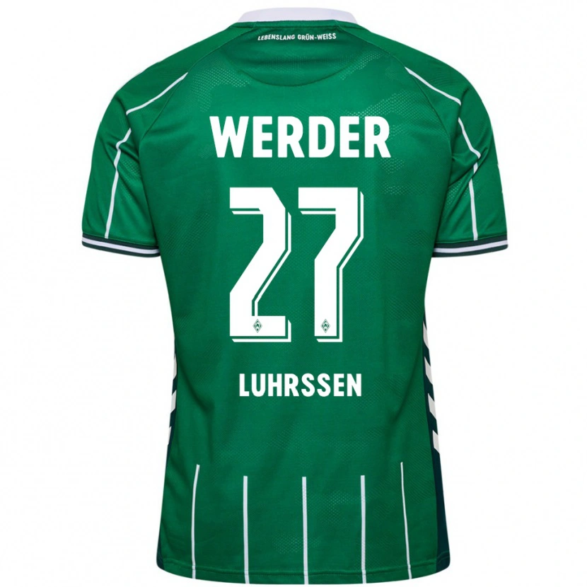 Danxen Män Nina Luhrssen #27 Grön Vit Hemmatröja Matchtröjor 2025/26 Tröjor T-Tröja