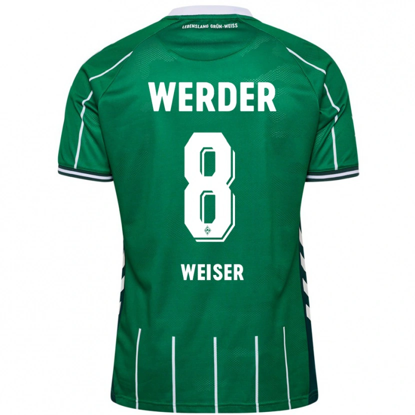 Danxen Män Mitchell Weiser #8 Grön Vit Hemmatröja Matchtröjor 2025/26 Tröjor T-Tröja