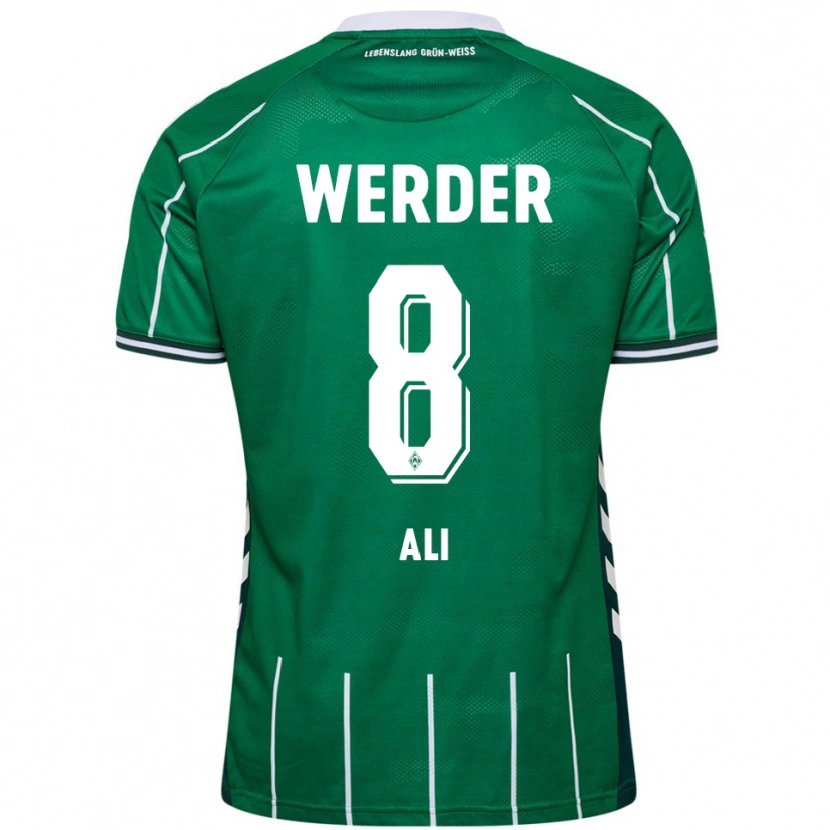 Danxen Män Rumat Ali #8 Grön Vit Hemmatröja Matchtröjor 2025/26 Tröjor T-Tröja