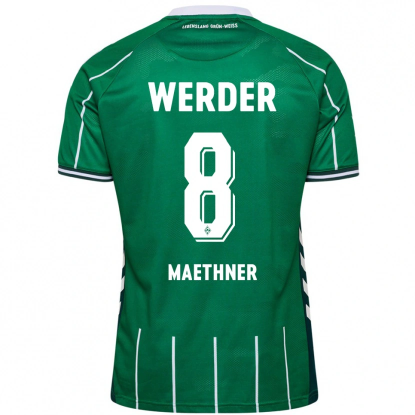 Danxen Män Finn Maethner #8 Grön Vit Hemmatröja Matchtröjor 2025/26 Tröjor T-Tröja