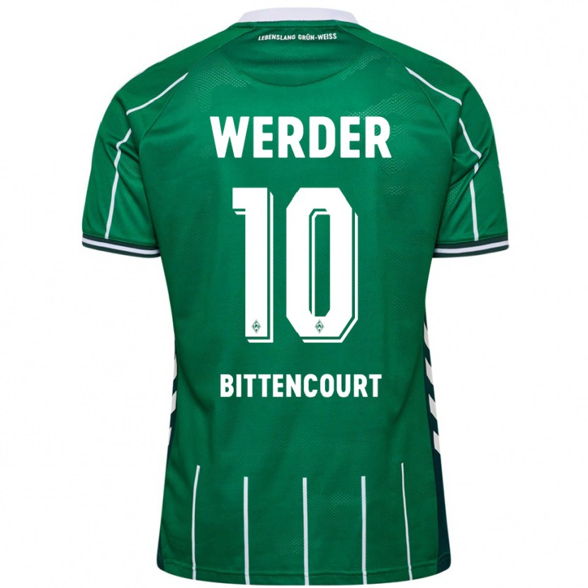 Danxen Män Leonardo Bittencourt #10 Grön Vit Hemmatröja Matchtröjor 2025/26 Tröjor T-Tröja