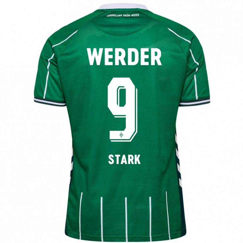 Danxen Män Christian Stark #9 Grön Vit Hemmatröja Matchtröjor 2025/26 Tröjor T-Tröja