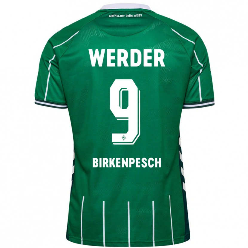 Danxen Män Noah Birkenpesch #9 Grön Vit Hemmatröja Matchtröjor 2025/26 Tröjor T-Tröja