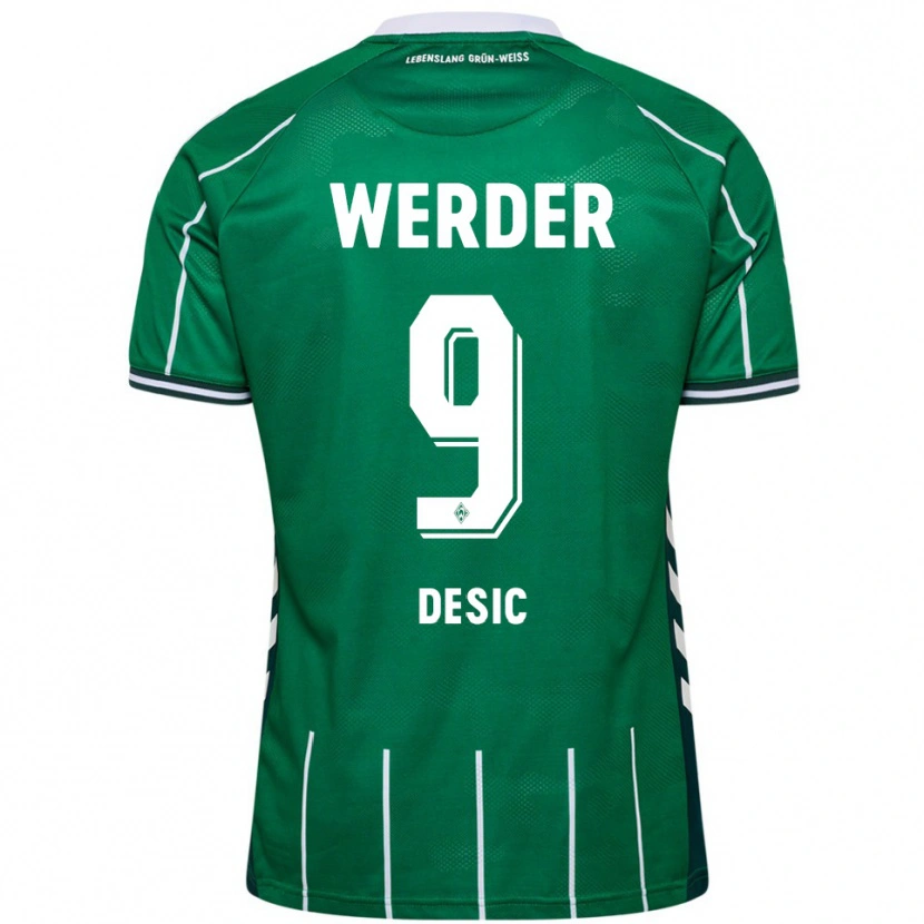 Danxen Män Medina Desic #9 Grön Vit Hemmatröja Matchtröjor 2025/26 Tröjor T-Tröja