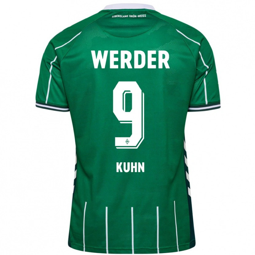 Danxen Män Philipp Kühn #9 Grön Vit Hemmatröja Matchtröjor 2025/26 Tröjor T-Tröja