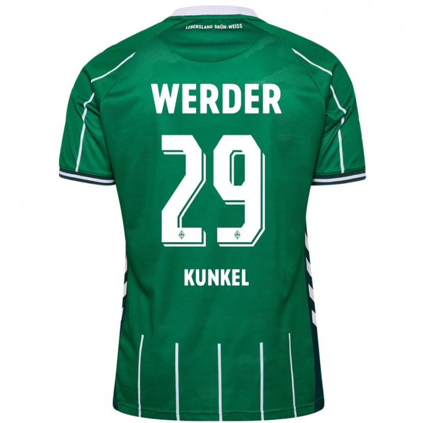 Danxen Män Melina Kunkel #29 Grön Vit Hemmatröja Matchtröjor 2025/26 Tröjor T-Tröja