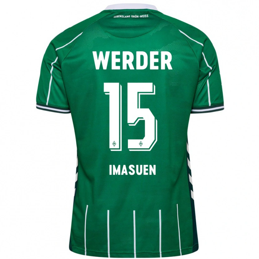 Danxen Män Joel Imasuen #15 Grön Vit Hemmatröja Matchtröjor 2025/26 Tröjor T-Tröja