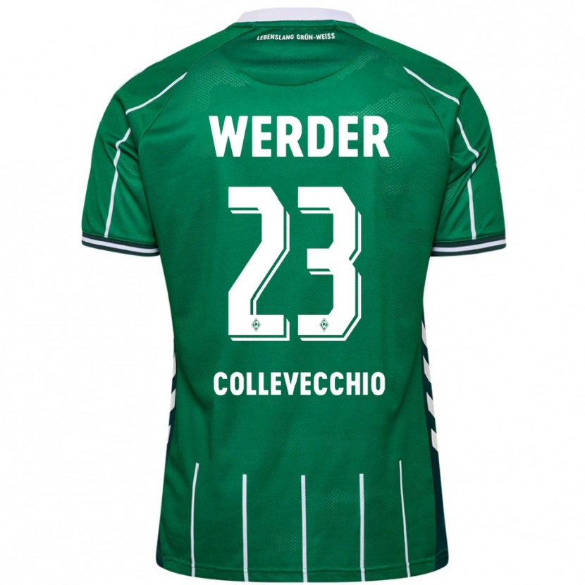 Danxen Män Tomás Collevecchio #23 Grön Vit Hemmatröja Matchtröjor 2025/26 Tröjor T-Tröja