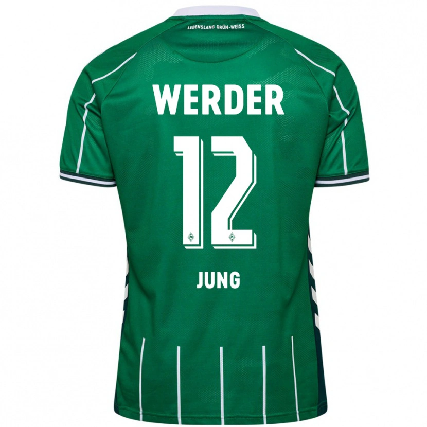 Danxen Män Hugo Jung #12 Grön Vit Hemmatröja Matchtröjor 2025/26 Tröjor T-Tröja