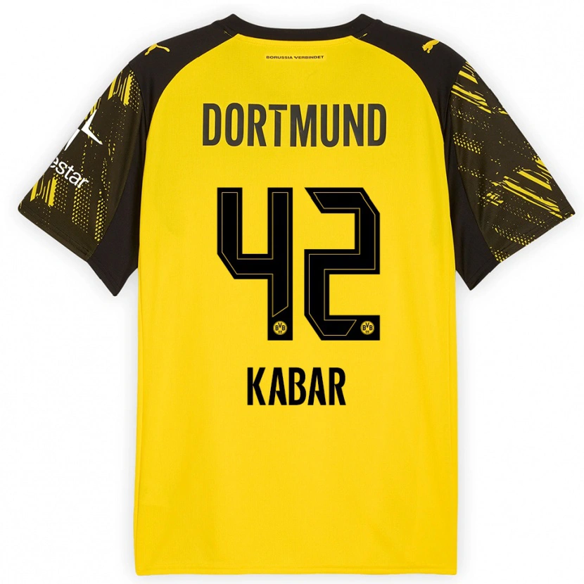 Danxen Män Almugera Kabar #42 Gul Svart Hemmatröja Matchtröjor 2025/26 Tröjor T-Tröja