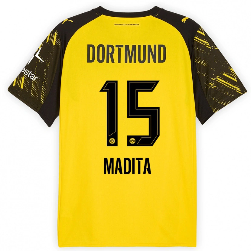 Danxen Män Kohorst Madita #15 Gul Svart Hemmatröja Matchtröjor 2025/26 Tröjor T-Tröja