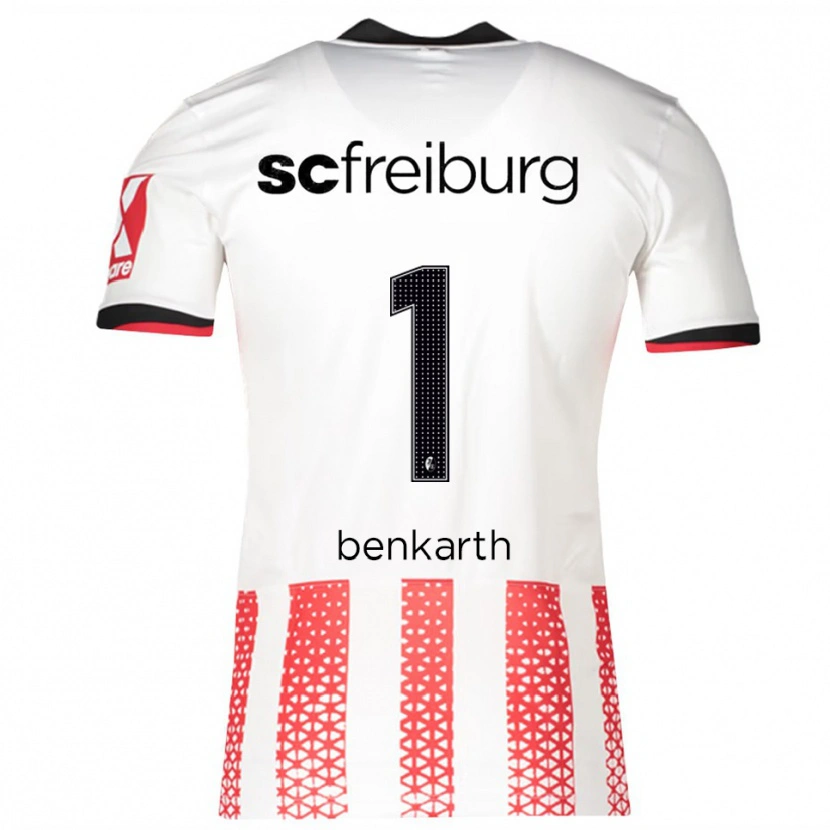 Danxen Män Laura Benkarth #1 Vit Röd Hemmatröja Matchtröjor 2025/26 Tröjor T-Tröja