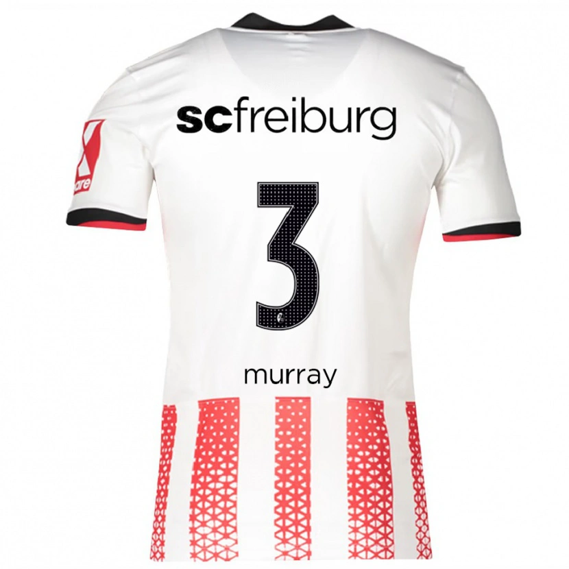 Danxen Män Drew Murray #3 Vit Röd Hemmatröja Matchtröjor 2025/26 Tröjor T-Tröja