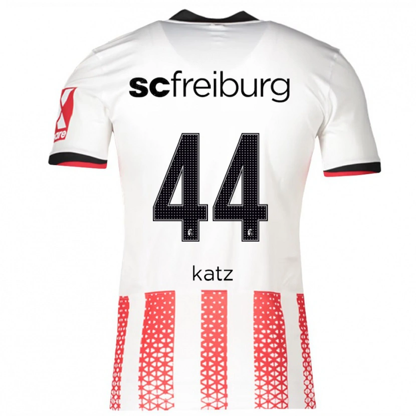 Danxen Män Kilian Katz #44 Vit Röd Hemmatröja Matchtröjor 2025/26 Tröjor T-Tröja