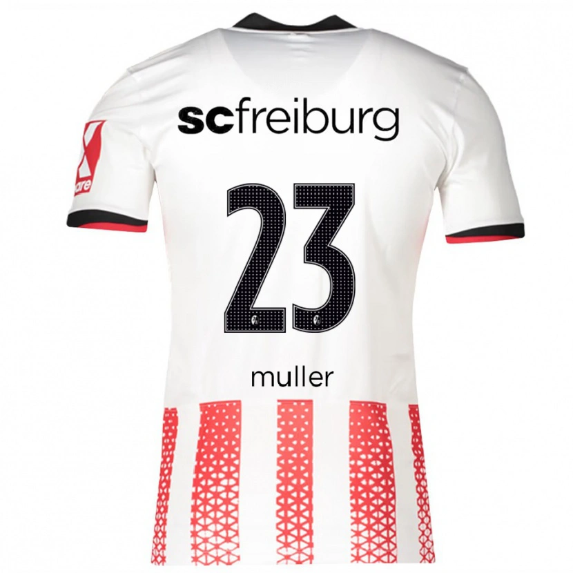 Danxen Män Marie Müller #23 Vit Röd Hemmatröja Matchtröjor 2025/26 Tröjor T-Tröja