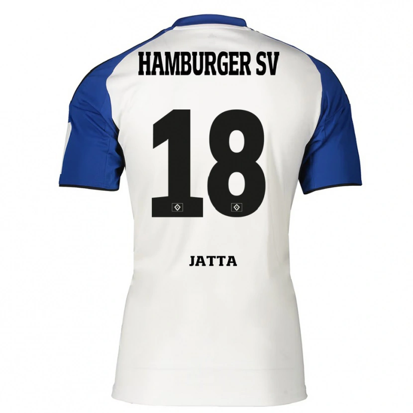 Danxen Män Bakery Jatta #18 Vit Blå Hemmatröja Matchtröjor 2025/26 Tröjor T-Tröja