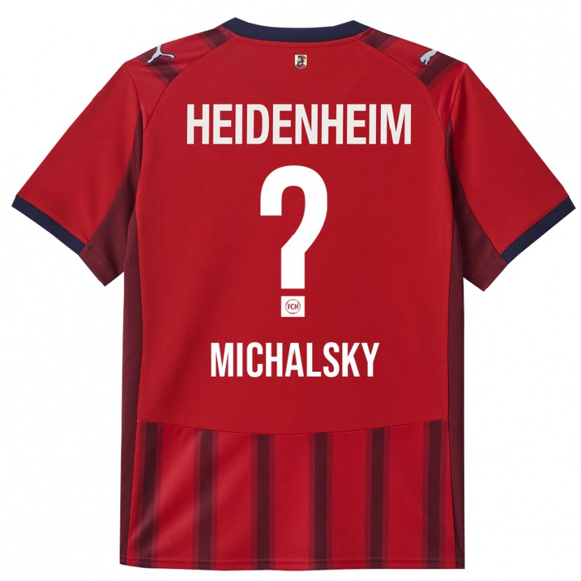 Danxen Män Hanna Michalsky #0 Röd Marinblå Hemmatröja Matchtröjor 2025/26 Tröjor T-Tröja
