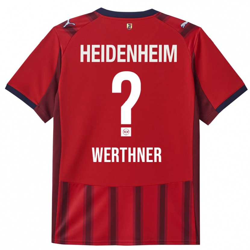 Danxen Män Loretta Werthner #0 Röd Marinblå Hemmatröja Matchtröjor 2025/26 Tröjor T-Tröja
