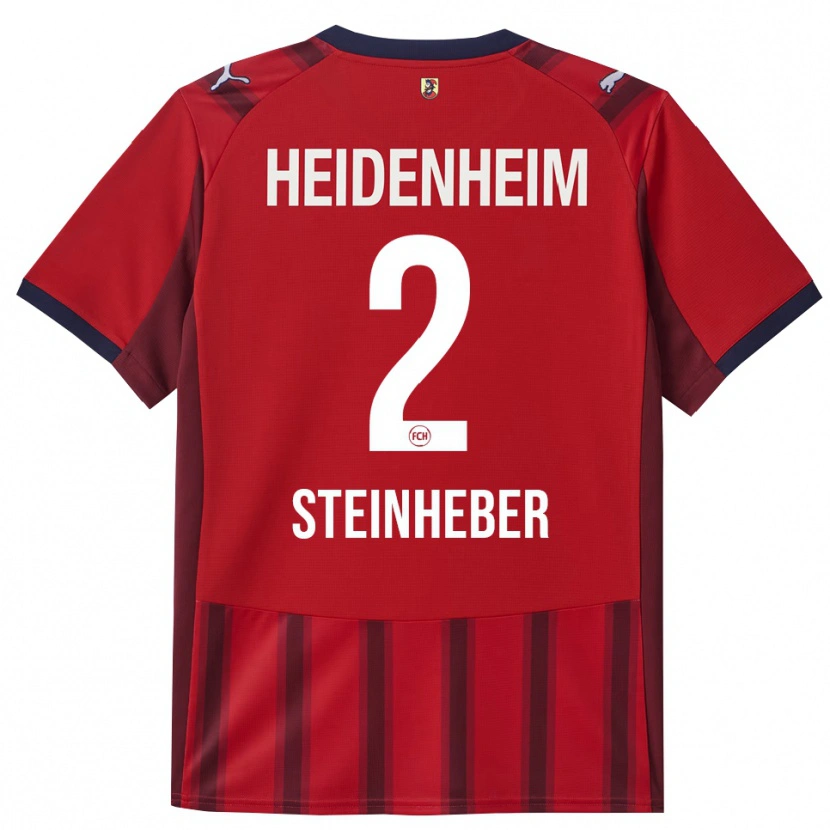 Danxen Män Leni Steinheber #2 Röd Marinblå Hemmatröja Matchtröjor 2025/26 Tröjor T-Tröja