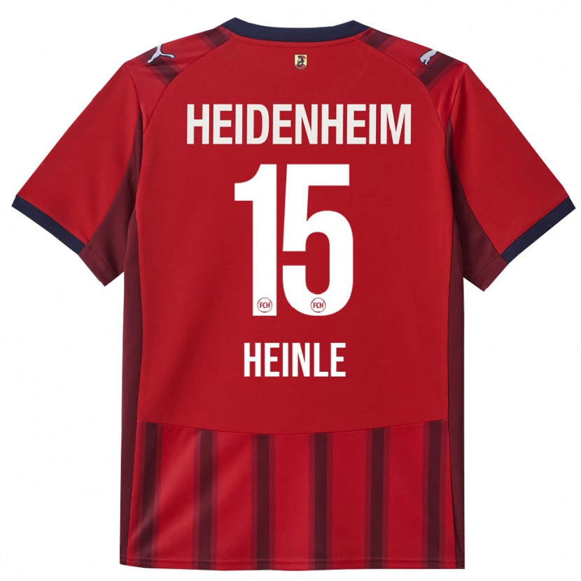 Danxen Män Paul Heinle #15 Röd Marinblå Hemmatröja Matchtröjor 2025/26 Tröjor T-Tröja