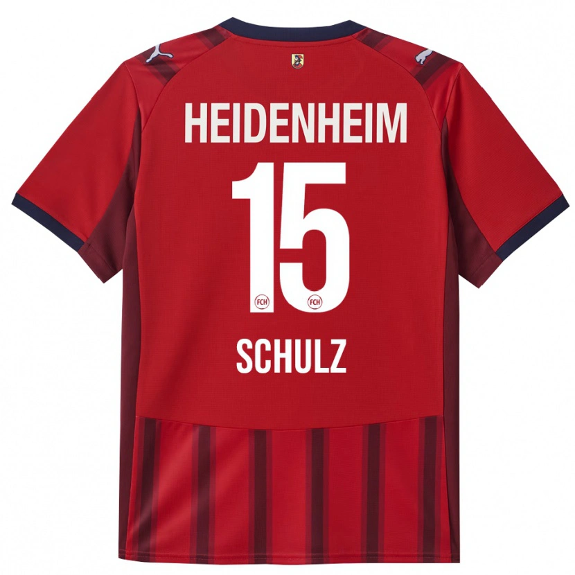 Danxen Män Dana Schulz #15 Röd Marinblå Hemmatröja Matchtröjor 2025/26 Tröjor T-Tröja