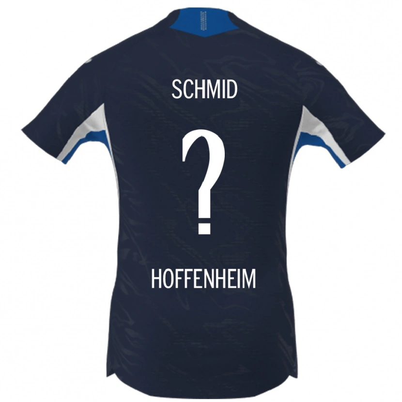 Danxen Män Juliane Schmid #0 Marinblå Vit Hemmatröja Matchtröjor 2025/26 Tröjor T-Tröja