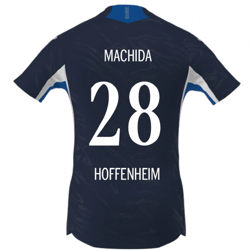 Danxen Män Koki Machida #28 Marinblå Vit Hemmatröja Matchtröjor 2025/26 Tröjor T-Tröja