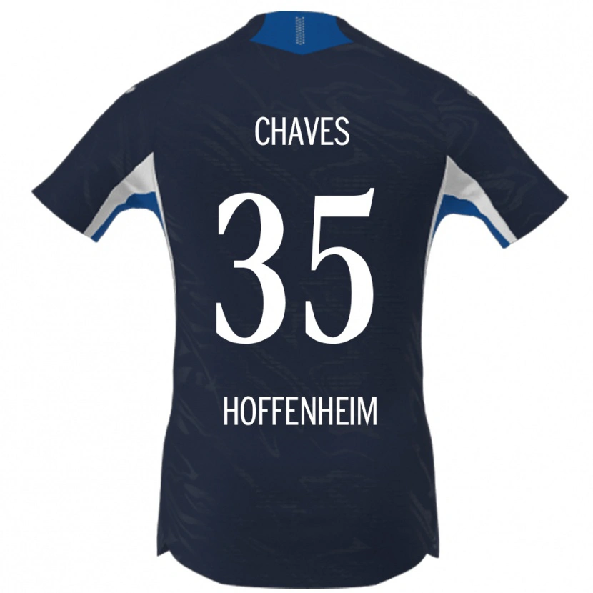 Danxen Män Arthur Chaves #35 Marinblå Vit Hemmatröja Matchtröjor 2025/26 Tröjor T-Tröja