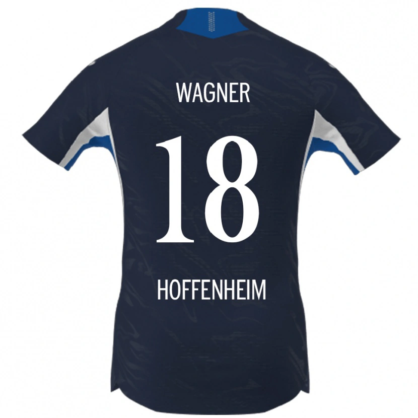Danxen Män Ricardo Wagner #18 Marinblå Vit Hemmatröja Matchtröjor 2025/26 Tröjor T-Tröja